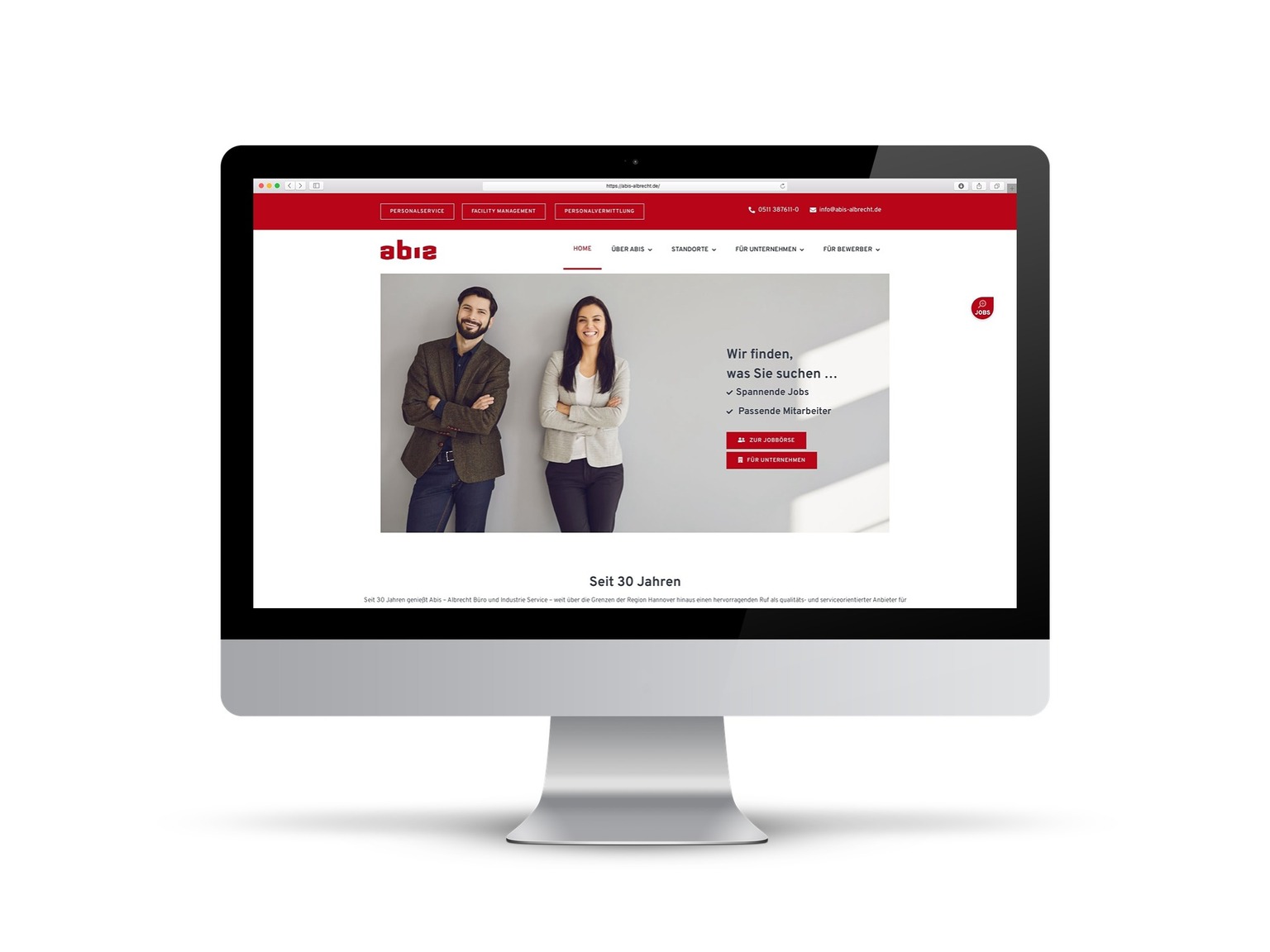 Recruitment Agency website case
