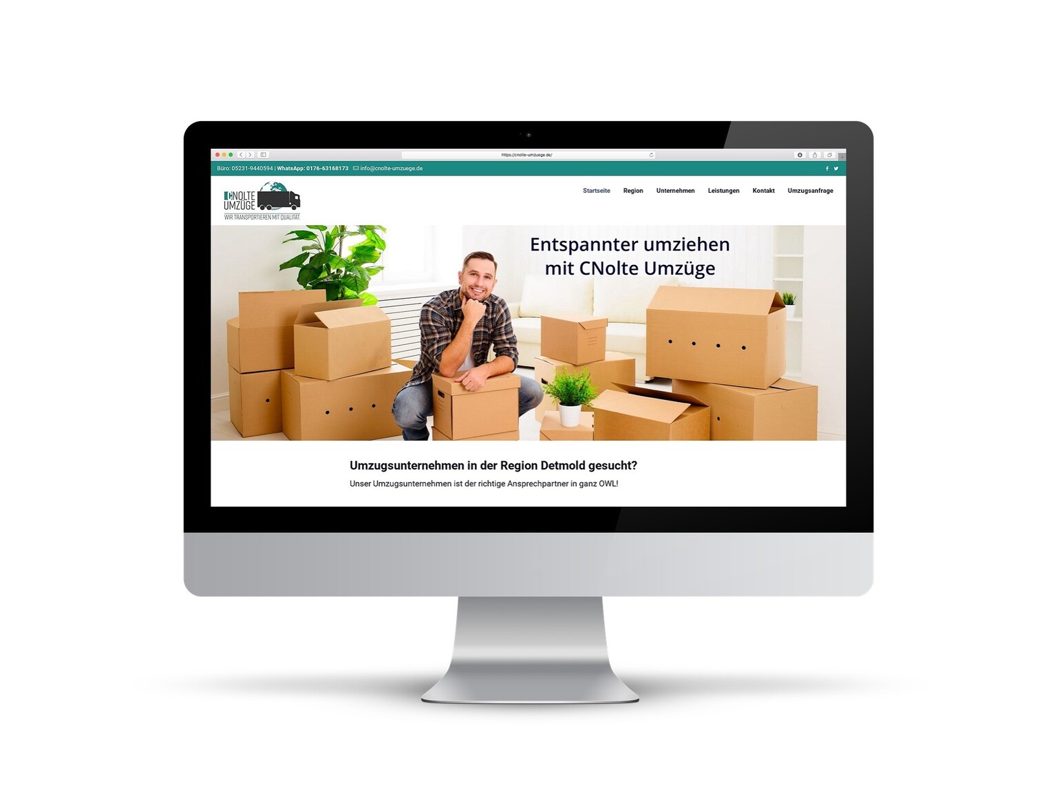 Moving Company website case
